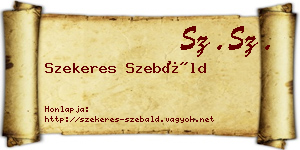 Szekeres Szebáld névjegykártya